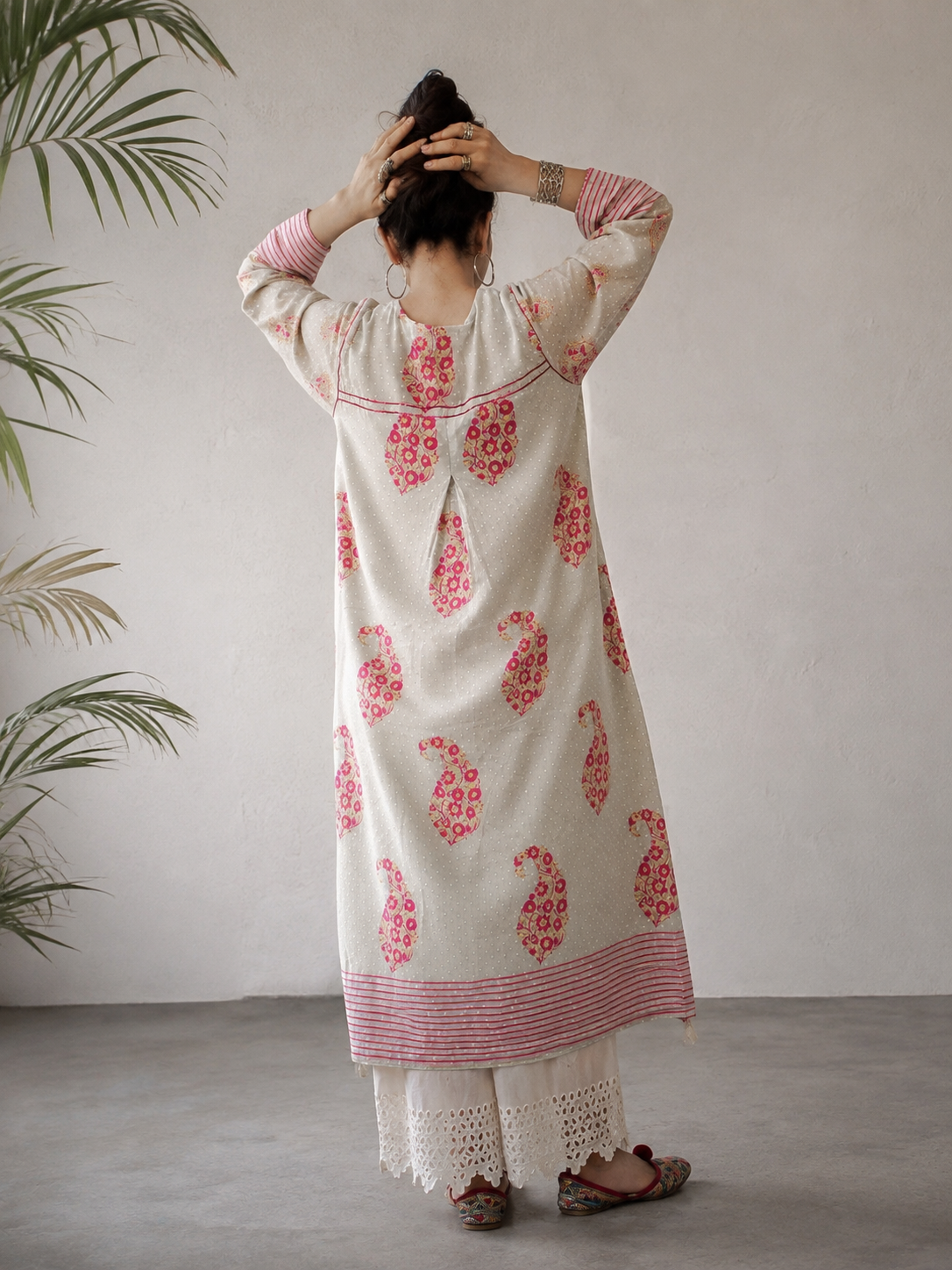 Gulnaar artisan lawn kurta by Indigo Studio