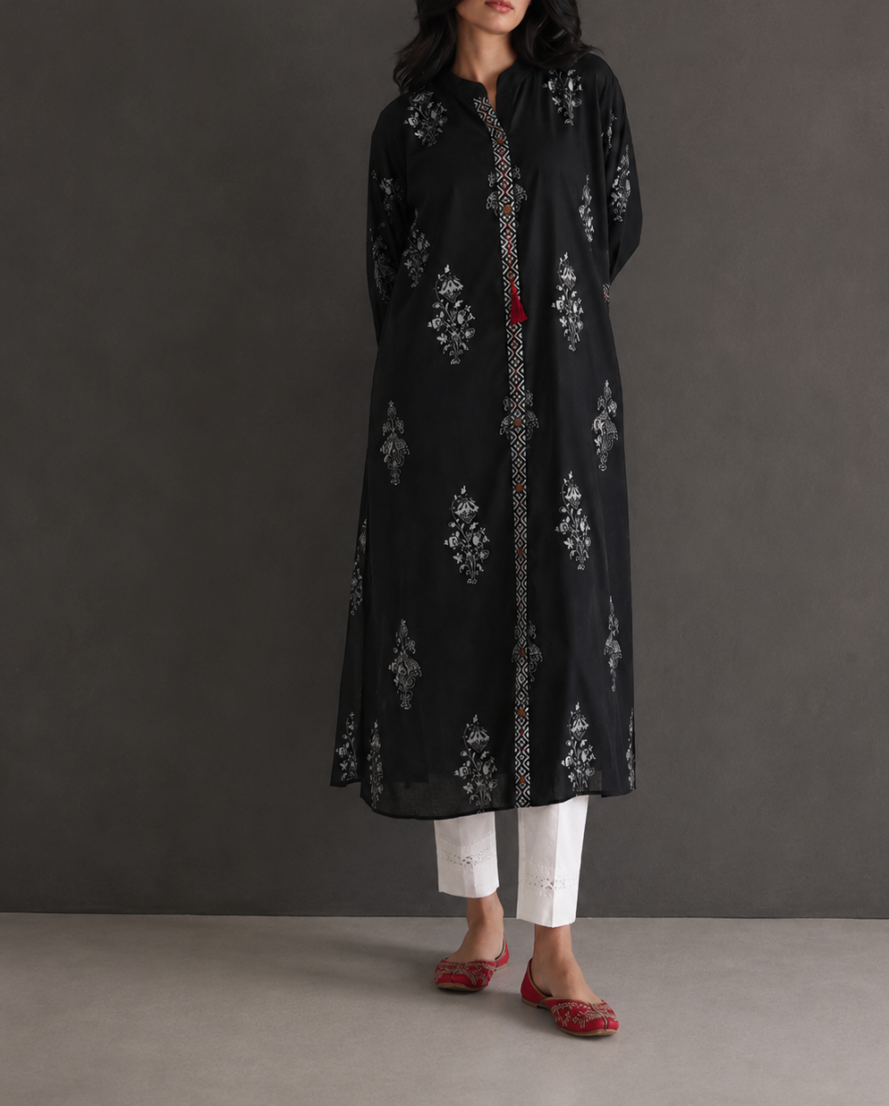 Laila women’s black pret wear by Indigo Studio