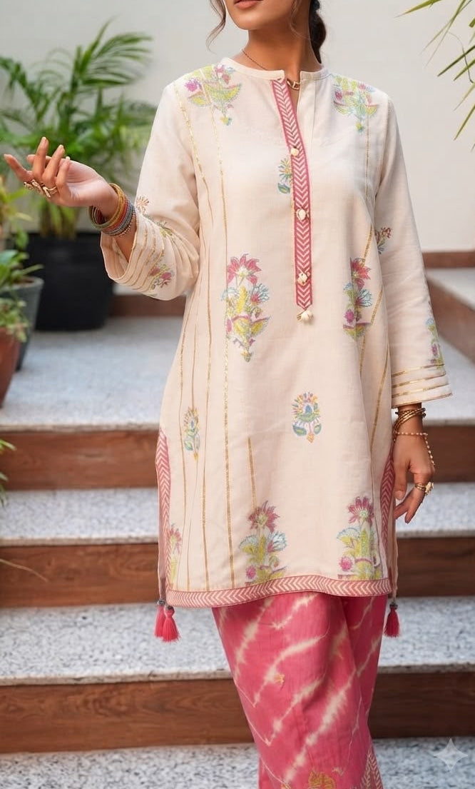 Noor-e-Gul printed 3-piece product image by Indigo Studio