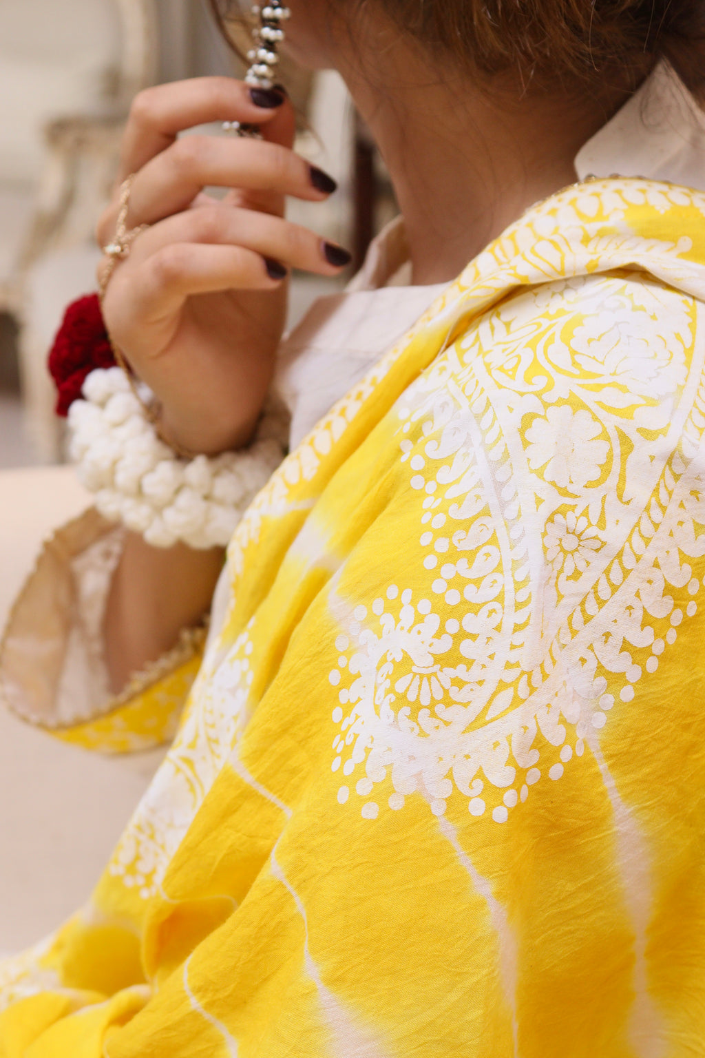 Marigold women’s summer lawn suit by Indigo Studio