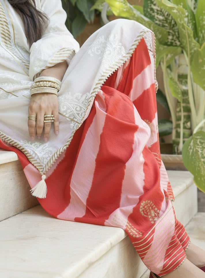 Motia artisan printed 3-piece outfit by Indigo Studio