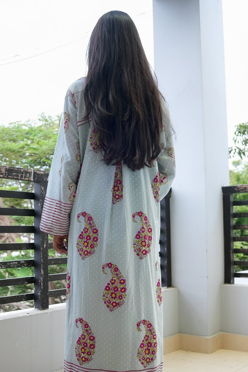 Gulnaar artisan kurta detail by Indigo Studio