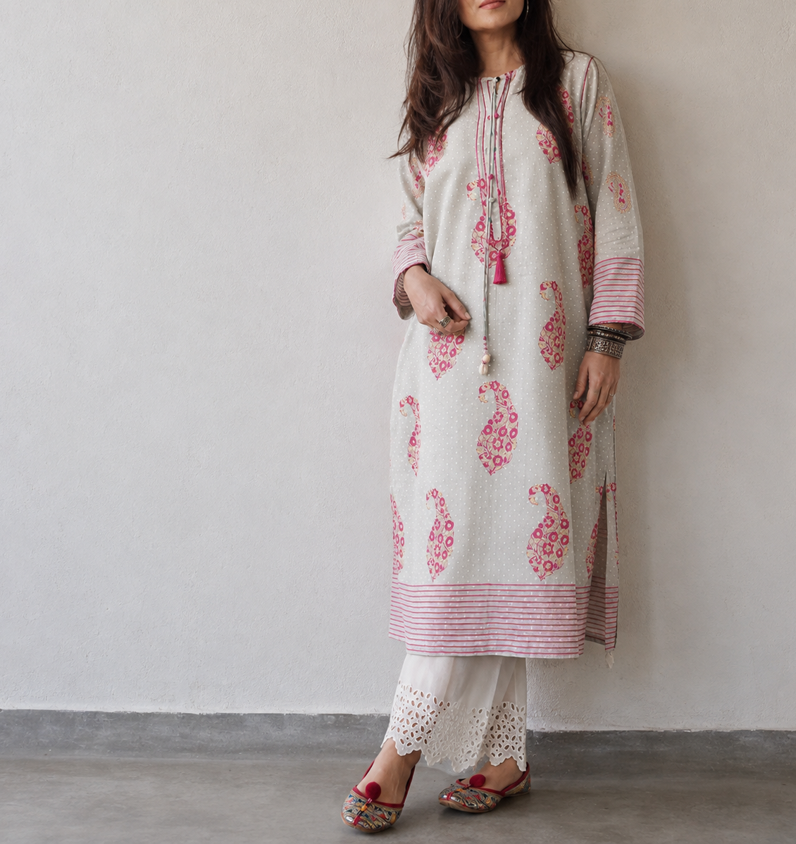 Gulnaar women’s hand block-printed kurta by Indigo Studio